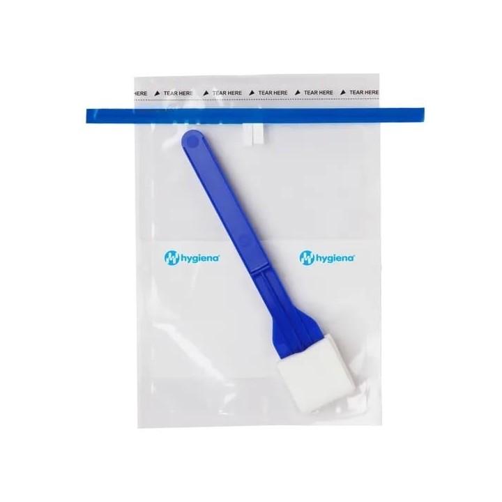 Gąbka z odkręcanym uchwytem nasączona 10 ml buforowana woda peptonowa / 20 sztuk gąbek / World Bioproduckt